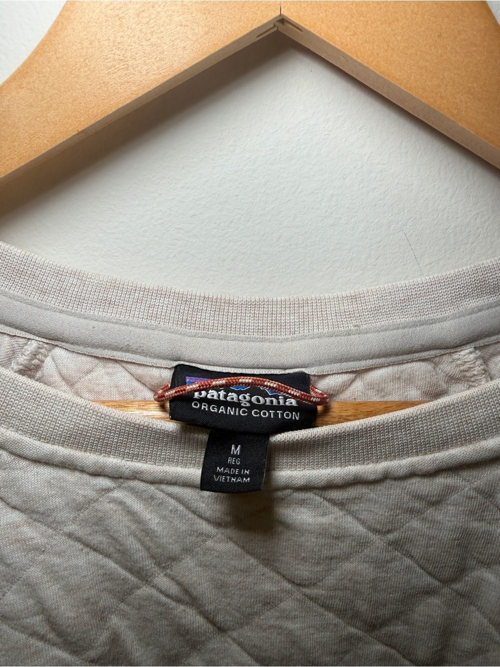 Patagonia Organic Cotton Quilt Crew Sweatshirt Drifter Grey M - Picture 3 of 4